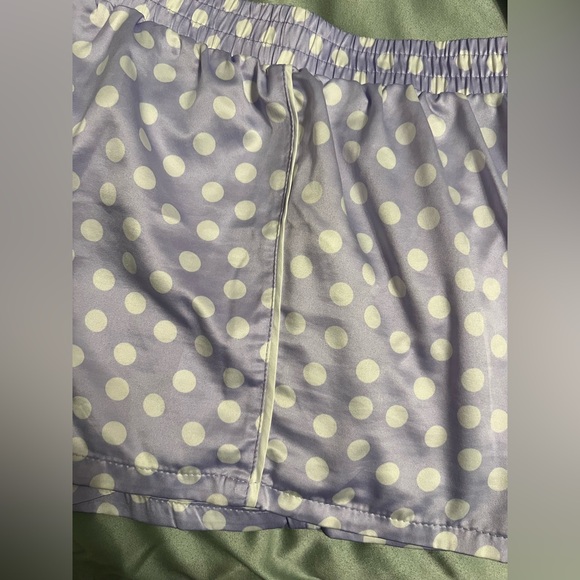 Girls large 10/12 Art Class Lavender Polka Dot Sleepwear polyester 2 piece set - Picture 5 of 10